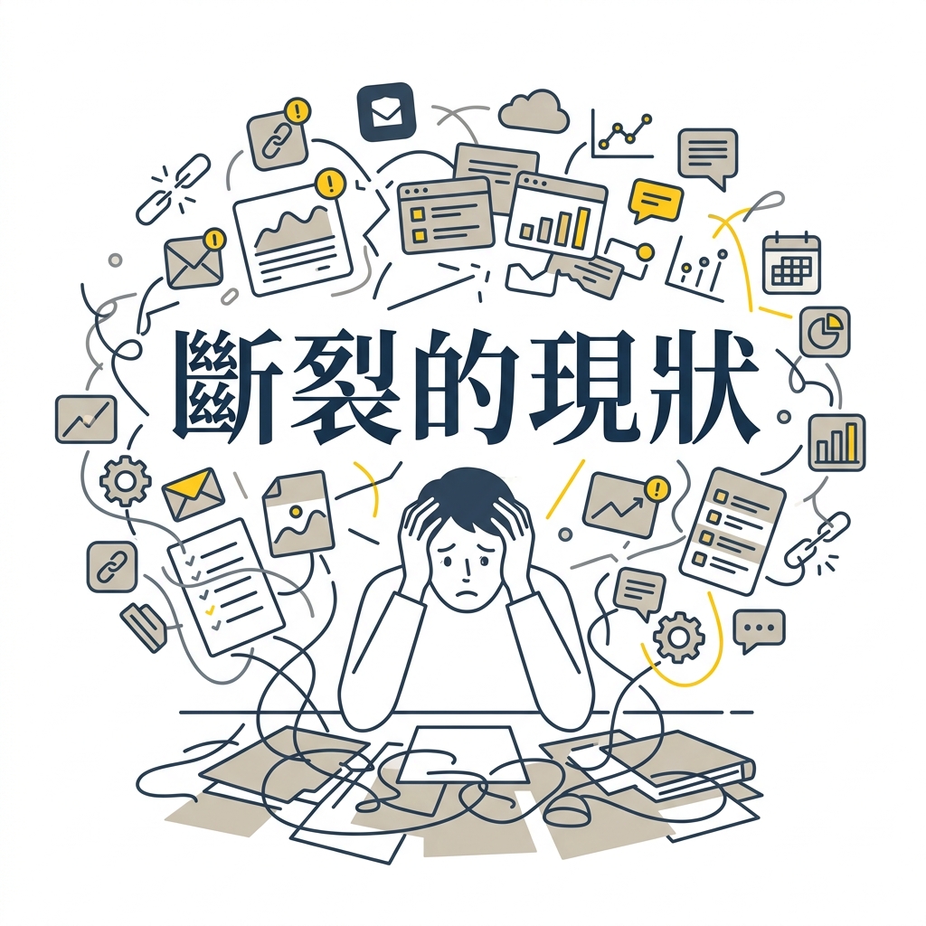 斷裂的現狀
