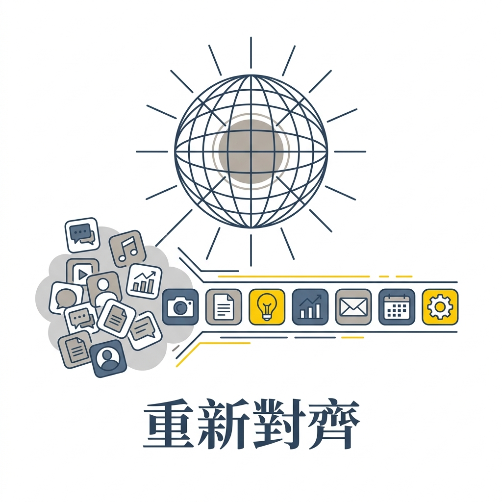 重新對齊