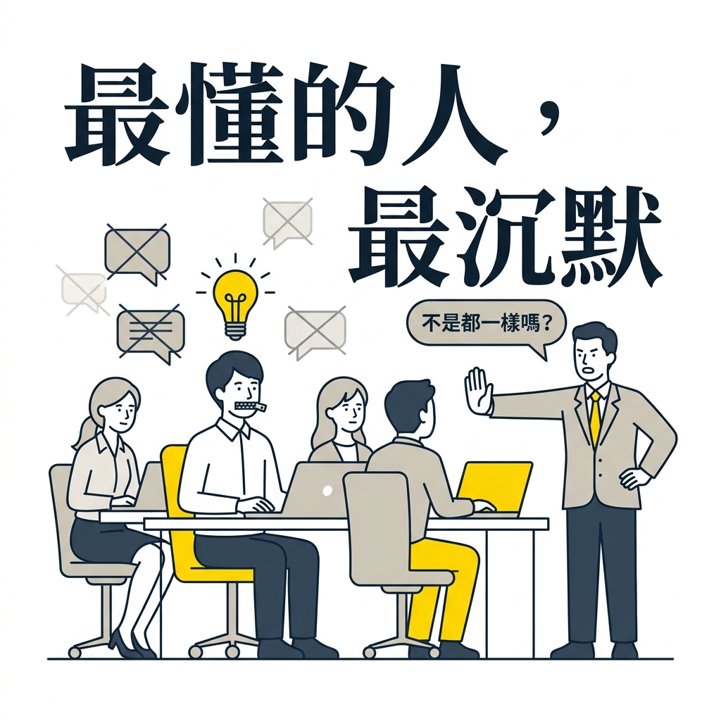 最懂 AI 的員工，選擇閉嘴