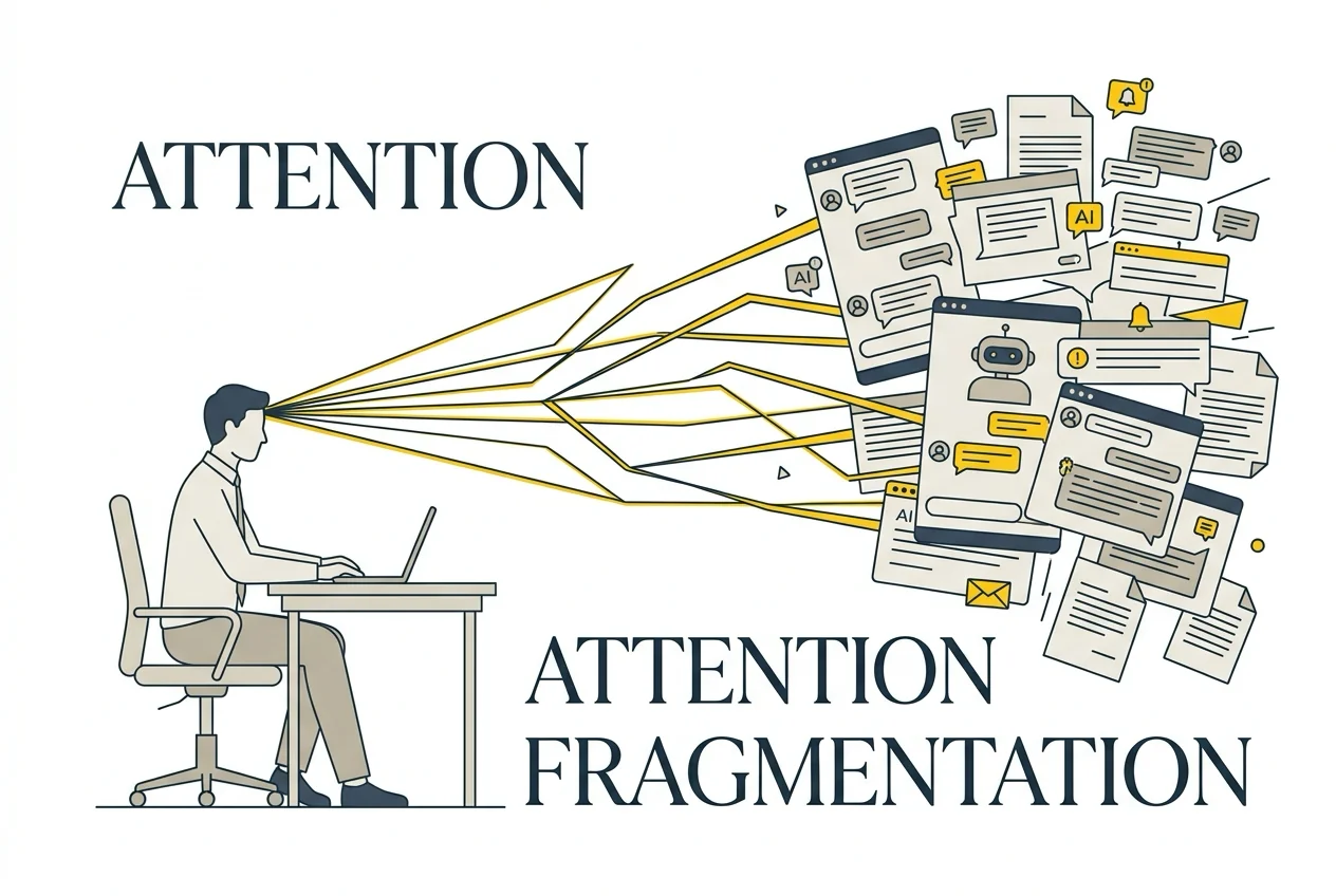 AI Saved Execution Time, but Teams Face Higher Attention Fragmentation and Debugging Fatigue文章主圖